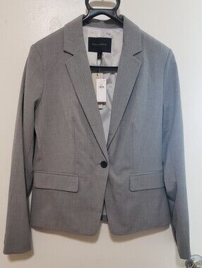 2 PC Banana Republic Gray Women's Tailored Blazer And Dress Pants